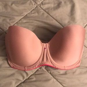 Strapless bra from smoke free home